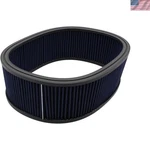 Reusable 14" Round High Flow Air Filter - Cotton Fiber, Fits Various Vehicles. Fixed Price $39.99.