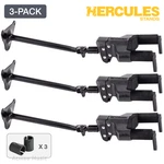 3-PACK Hercules GSP40WB Plus Ags Guitar Wall Mount Hanger Steel Base Long Arm. Fixed Price $68.99.