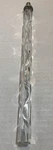Unique Glass Crystal Wavy Pattern Rod With Silver Top Clasp 12.5" Length. Fixed Price $19.99.