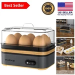 Versatile Rapid Egg Cooker - Electric, Easy Clean With Omelet & Poaching Trays. Fixed Price $65.95.