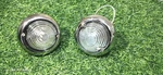 Willys Ford Jeep Parking Indicator Clear Glass Light Chrome Small Pair #B84. Fixed Price $46.22.