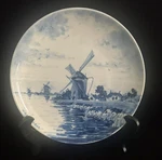 Delfts Signed Mesla Zenith Handpainted Holland Windmill Plate 6 Vintage Ceramic. Fixed Price $15.00.