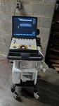 Ge Logiq Portable System W/ Docking Cart, L4-12T, & Printer. Fixed Price $7000.00.