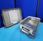 V. Mueller Baxter Genesis 5" Deep Sterilization Container & Basket 12" 21". Fixed Price $101.27.