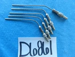 D6861 Olympus Gyrus Neuro Surgical Spinal Suction Tubes Lot Of 5 8FR. Fixed Price $50.00.