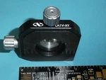 Newport Compact Lens Positioner LA1V-XY With Rotating Insert For Lasers. Fixed Price $65.00.