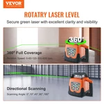 Vevor 360 Green Laser 2000FT, Self-leveling W/ Remote Control. Fixed Price $216.99.