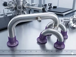 High Vacuum 5-PORT Manifold Header 304SS Ep (5) KF40 + 1/4" M-vcr Conflat. Fixed Price $275.00.