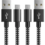 PS4 Charger Cable For Controller, 2 Pack 10FT Micro Usb Nylon Braided Cord,. Fixed Price $27.99.