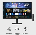 Samsung Smart Monitor M50 27" Black Hdmi Usb Tv Apps Gaming Hub. Fixed Price $159.00.