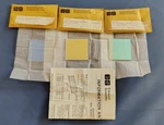 Lot Of 3 Dichroic Filters 2X2X 1/16" Red, Blue, Yellow. Fixed Price $59.99.