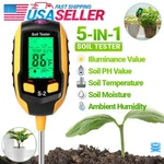 5-IN-1 Digital Ph Soil Tester Lcd Moisture Plant Water Temperature Meter. Fixed Price $17.98.