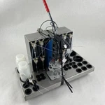 Rs Pro 254850 Manual Toggle Press W/ 9 Tricontinent C3000 10010 Syringe Pumps. Fixed Price $899.99.