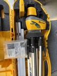 Spectra Precision Laser Level LL200 With Tripod, Case, Receiver, Measuring Stick. Fixed Price $400.00.