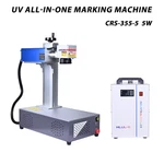 5W Uv Fiber Laser Marking Machine CRS-355-5 For Wood Glass Abs Pcb. Fixed Price $1800.00.