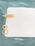 Itt Sealectro M39012/77-0001 Gold Rf Coaxial Panel Mount Connector. Fixed Price $29.95.
