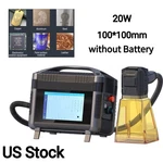 Used 20W Fiber Laser Engraver Marking Machine Handheld Stock With 100MM Lens. Fixed Price $1599.00.