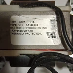 Bay Motor Products Blower Wheel FD-1 5A149-86B 120V 1PH 1.1A Thermally Protected. Fixed Price $60.00.